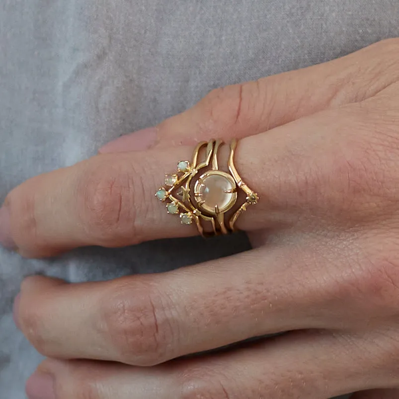 Fortune Teller in White Moonstone