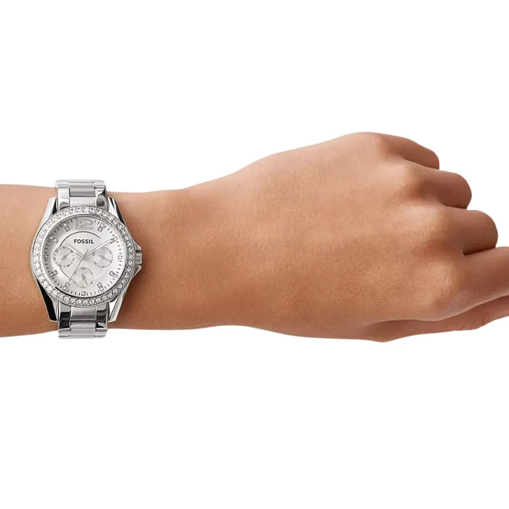Fossil Women's Riley Multifunction Stainless Steel Watch