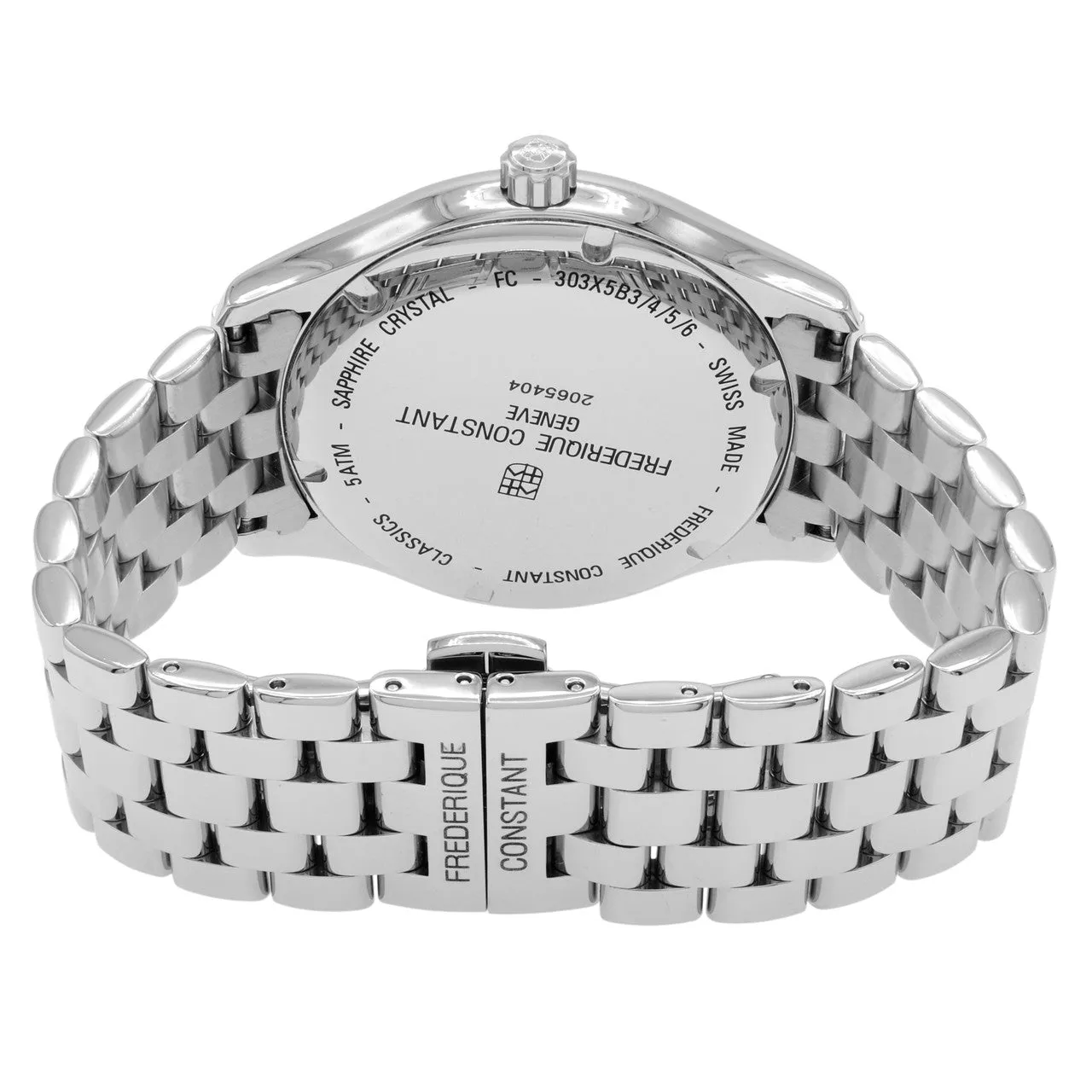 Frederique Constant Stainless Steel Classics Index FC-303NB5B6