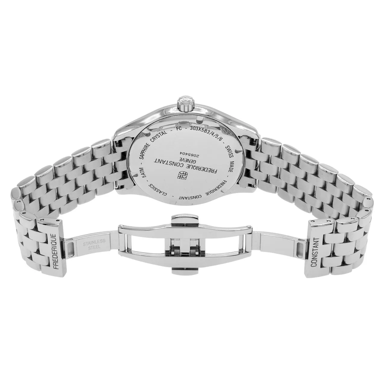 Frederique Constant Stainless Steel Classics Index FC-303NB5B6