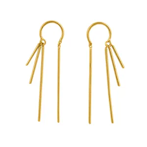 Fringed Dancer Threaders in Gold