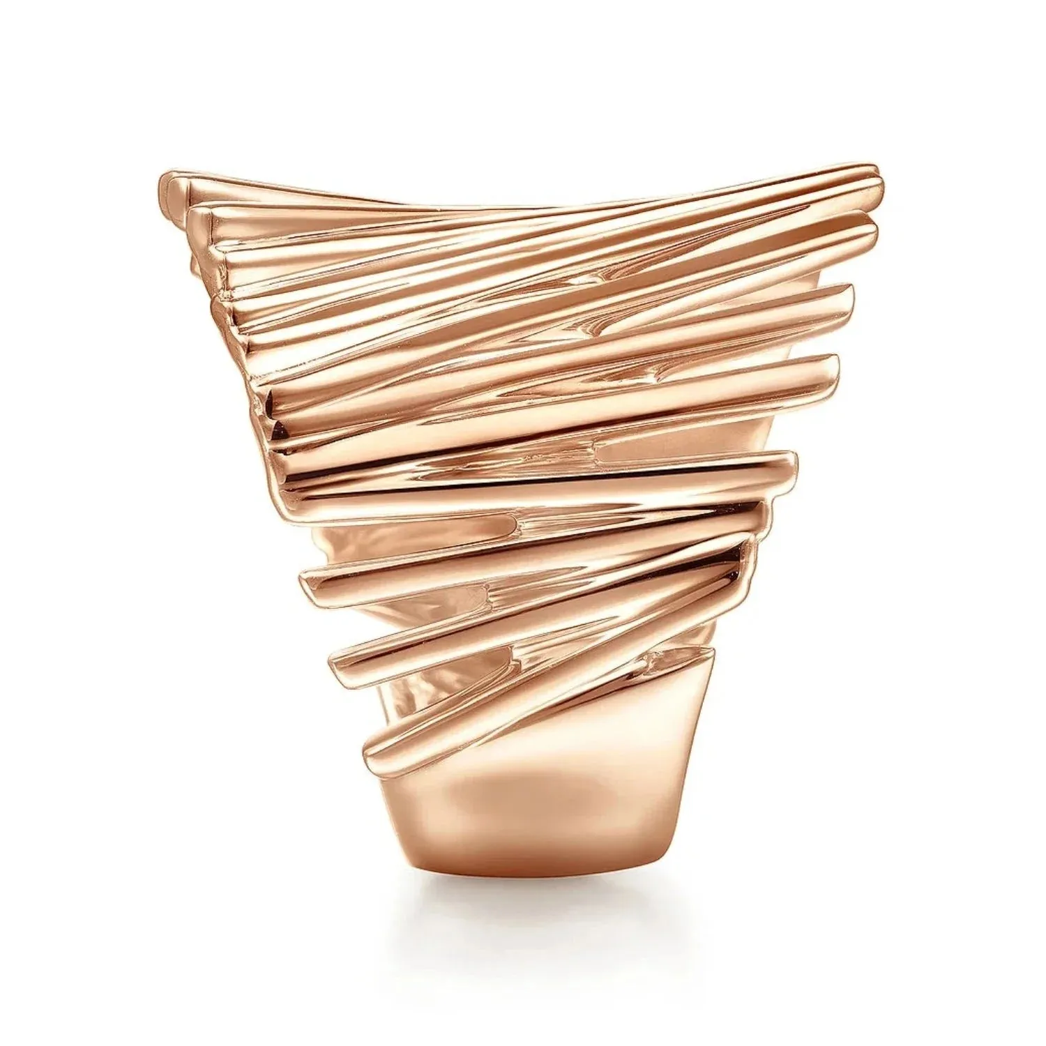 Gabriel & Co. High Polish Stacked Bar Cage Ring