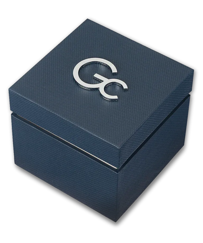 Gc Flair Ladies Mid Size White Dial Two Tone Stainless Steel Watch