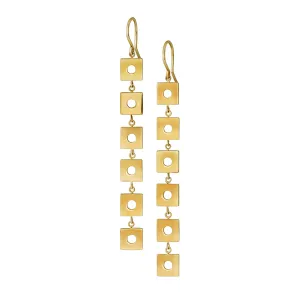 Geo 6 Drop Earrings