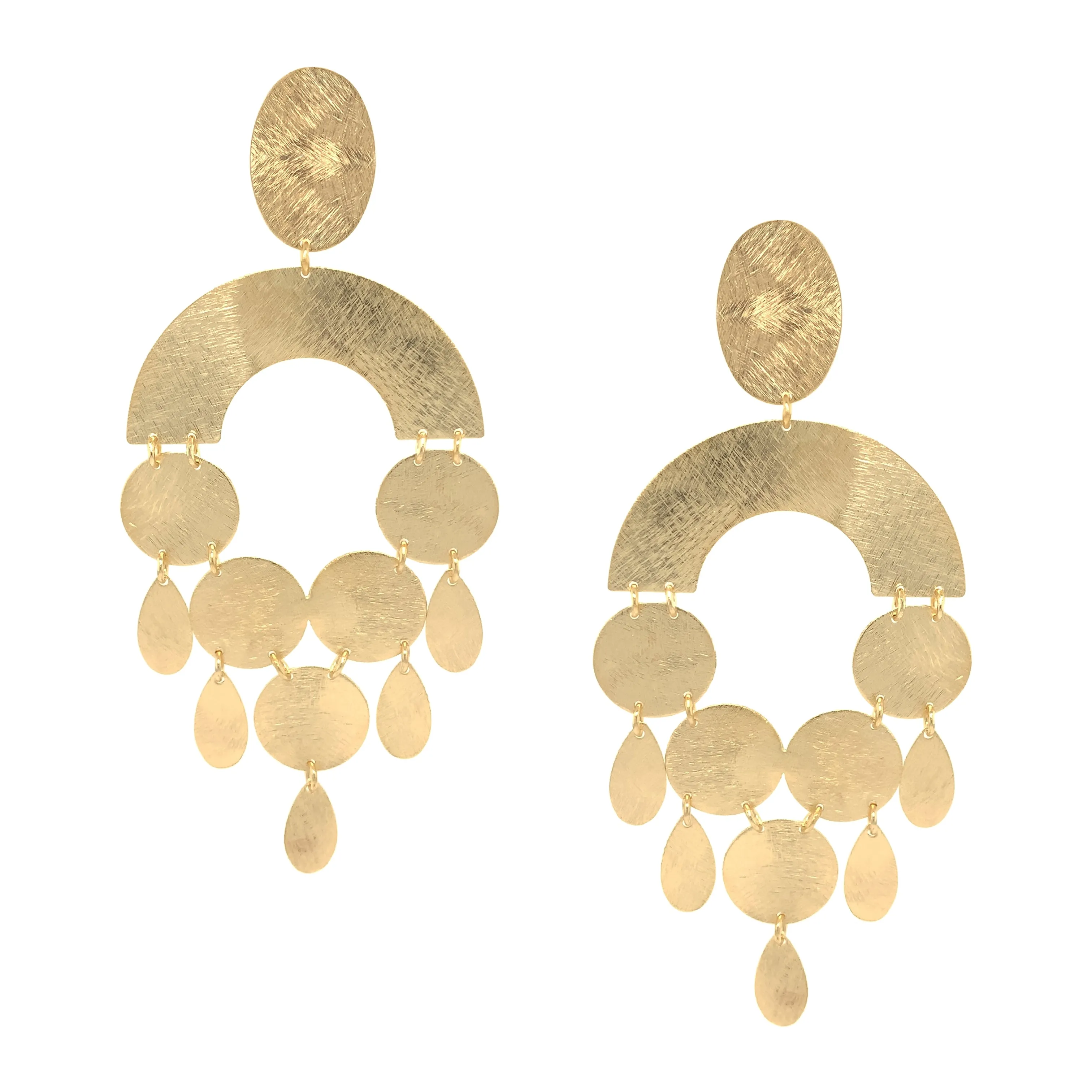 Geometric Chandelier Earrings