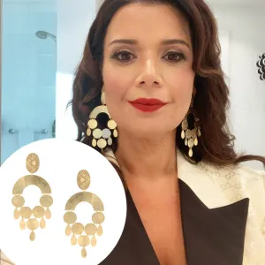 Geometric Chandelier Earrings