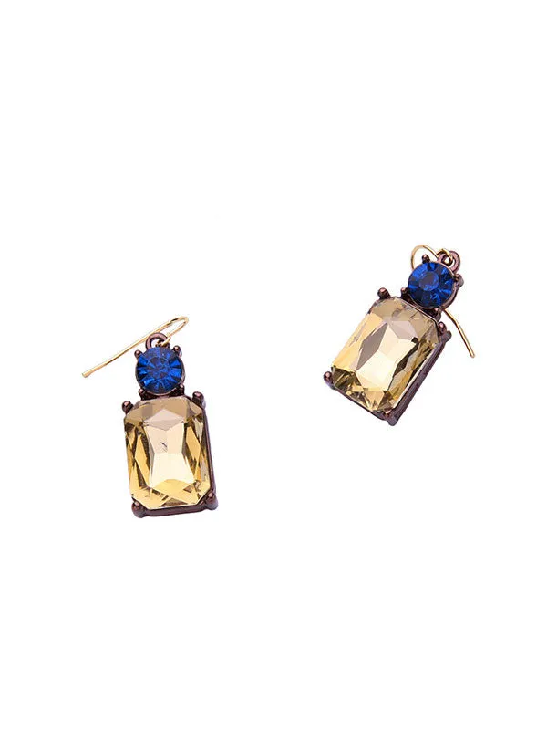 Geometric Square Earrings
