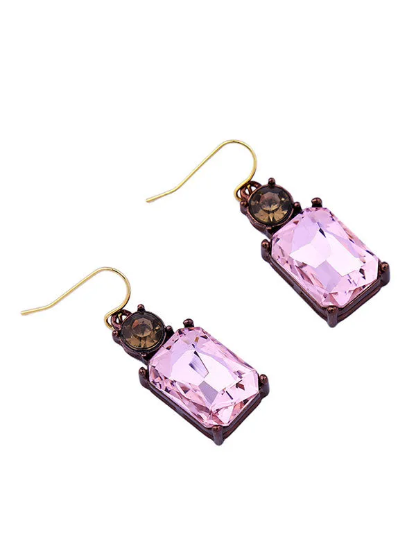 Geometric Square Earrings