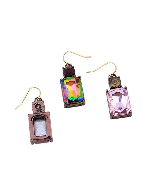 Geometric Square Earrings