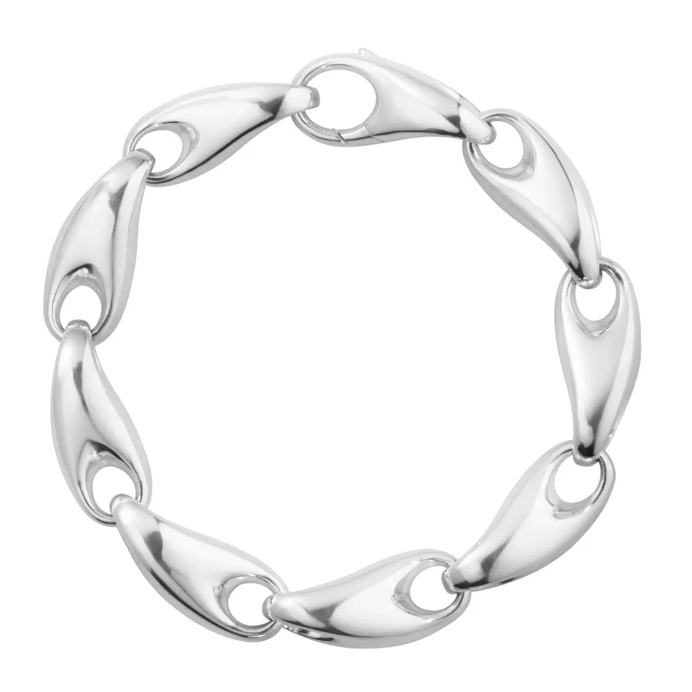 Georg Jensen Reflect Sterling Silver Links Bracelet