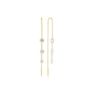 Georgini Mirage Ethereal Threader Earrings - Gold