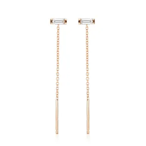 GEORGINI THE LAYERED EDIT TATU EARRING ROSE GOLD