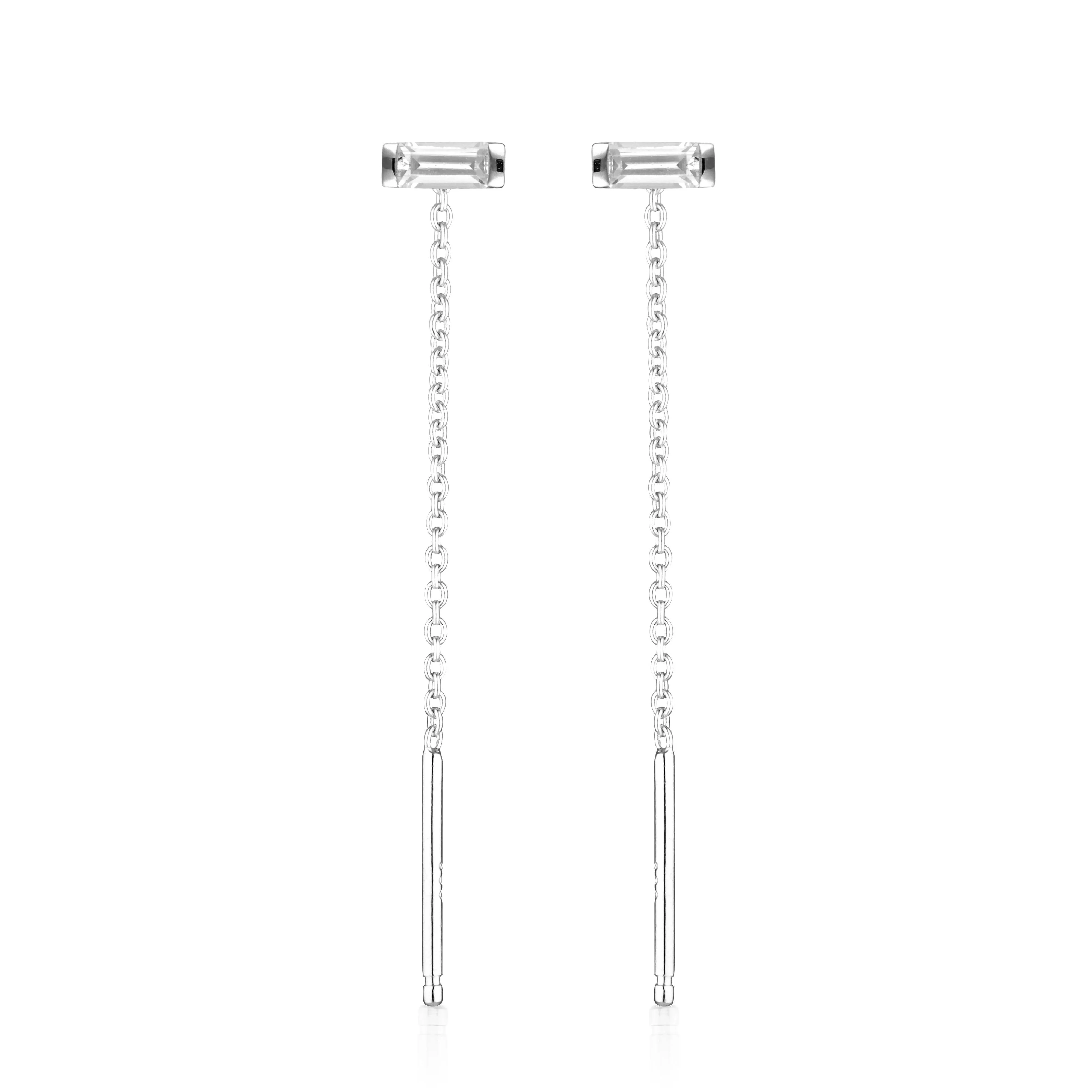 GEORGINI THE LAYERED EDIT TATU EARRING SILVER