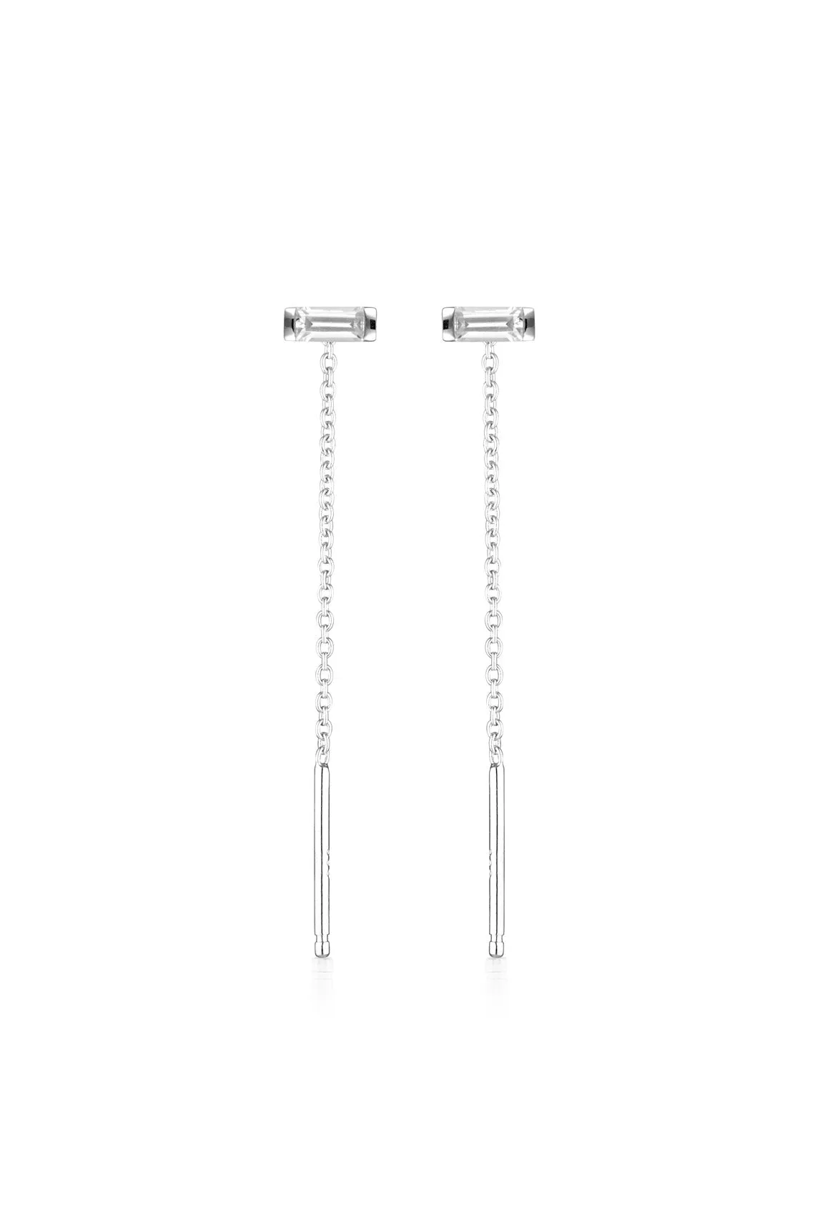 GEORGINI THE LAYERED EDIT TATU EARRING SILVER