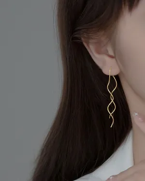 Giada Spiral Threader Earrings