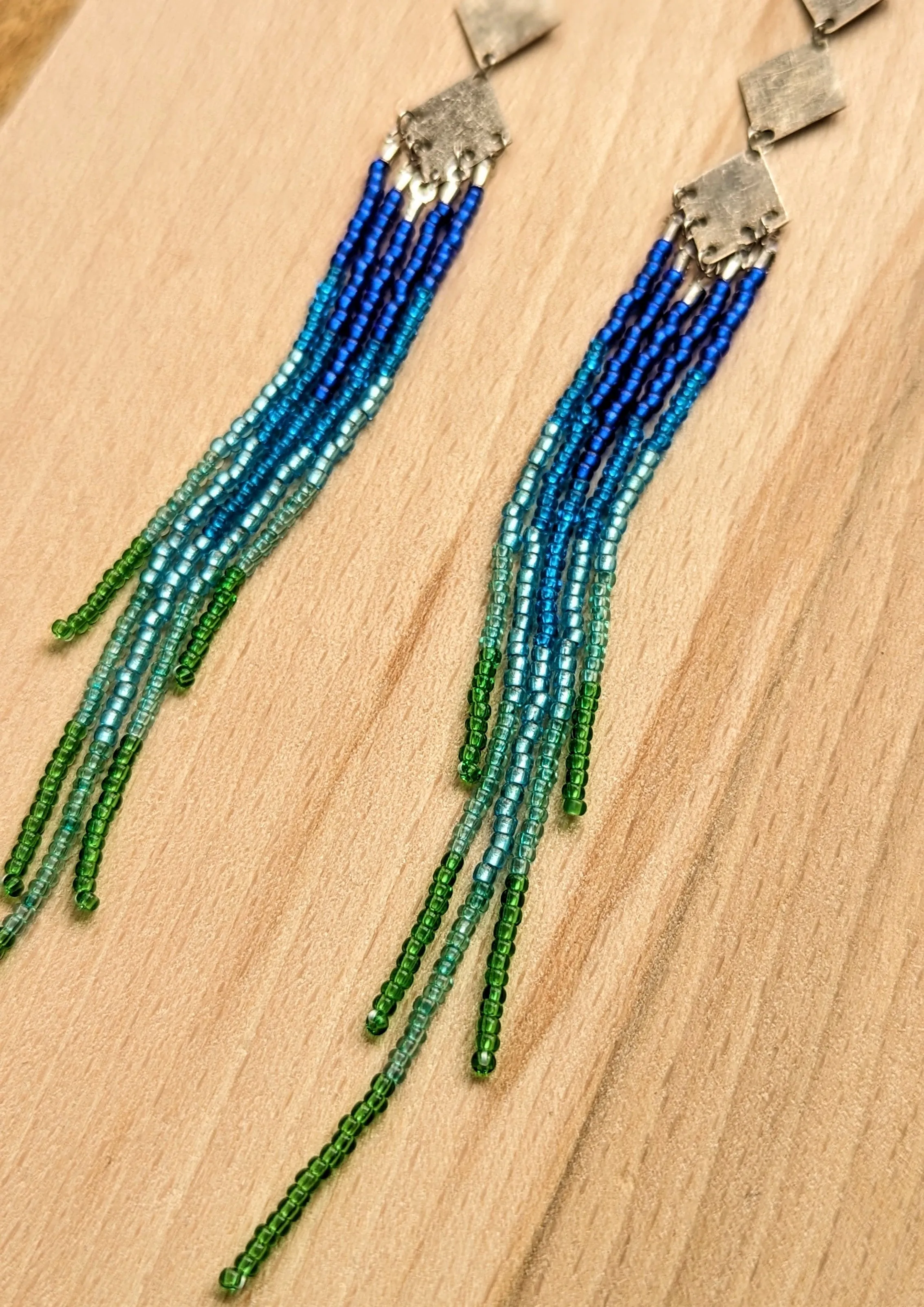 Gloria Palm Beach Beaded Earrings