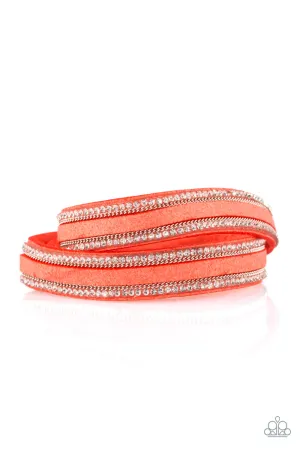 Going For Glam - Orange Urban Bracelet