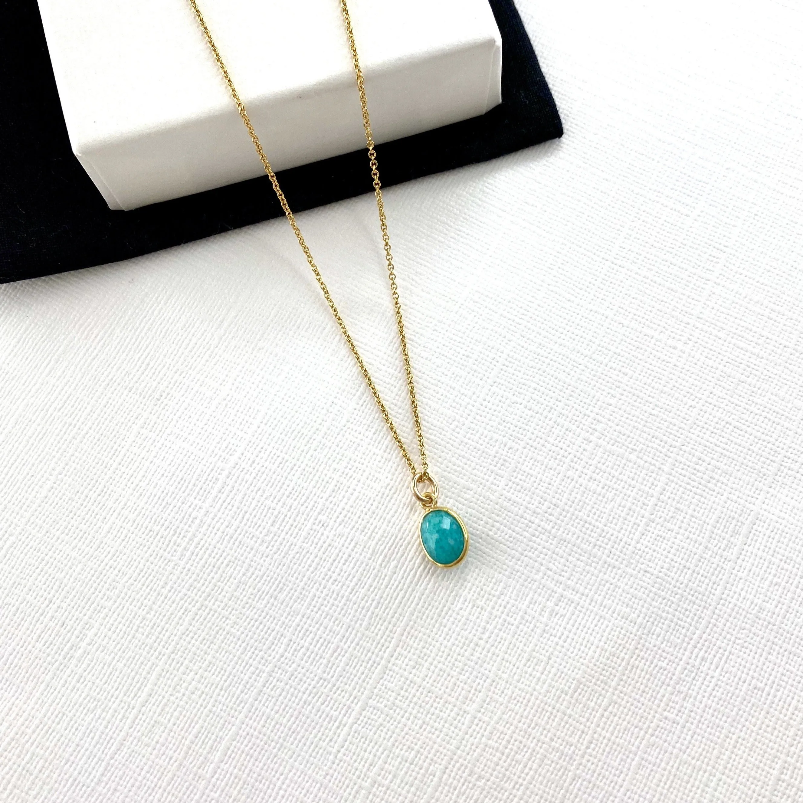 Gold Amazonite Necklace