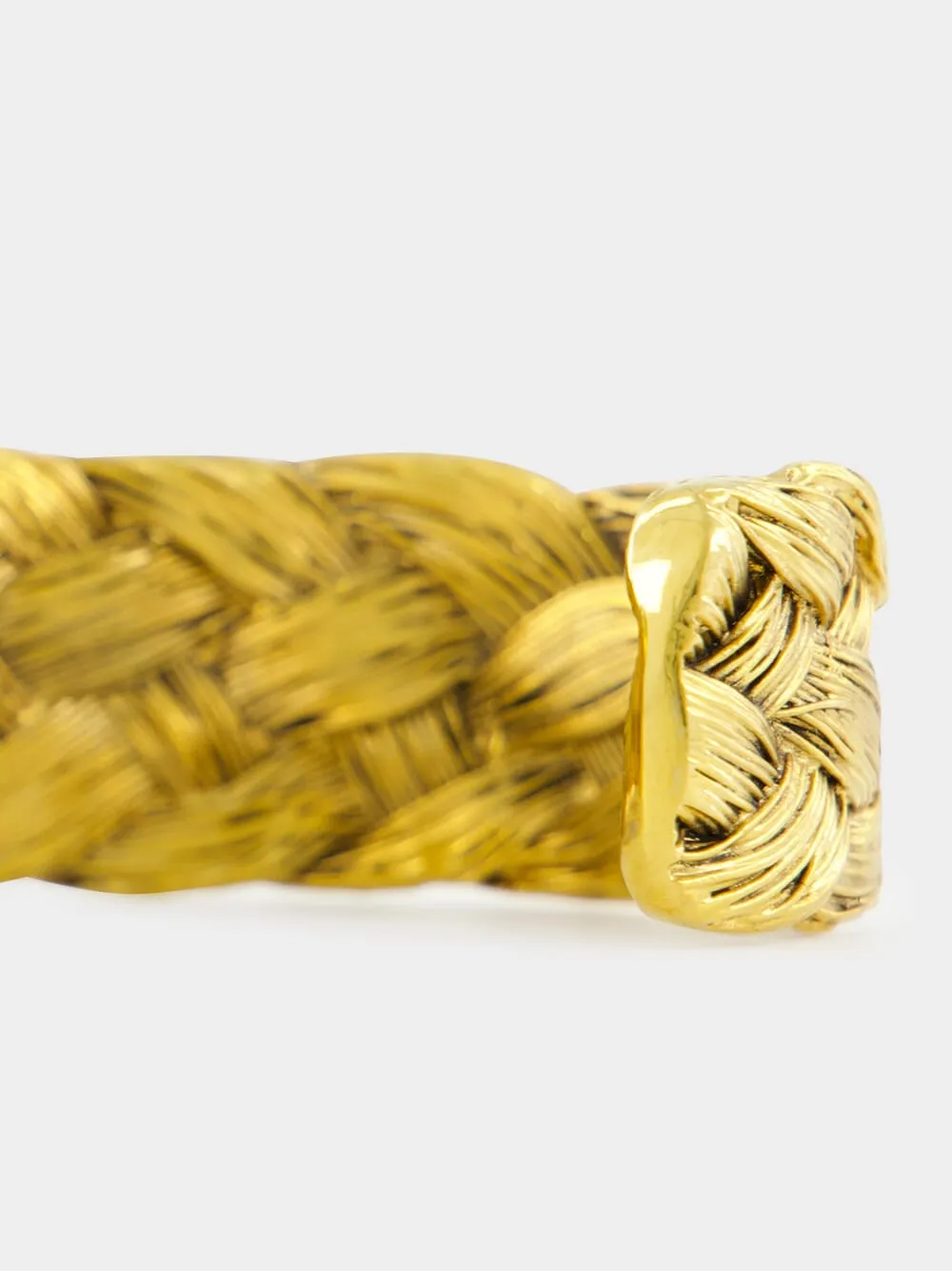 Gold Braided Cuff