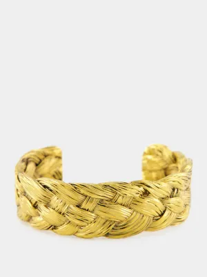 Gold Braided Cuff