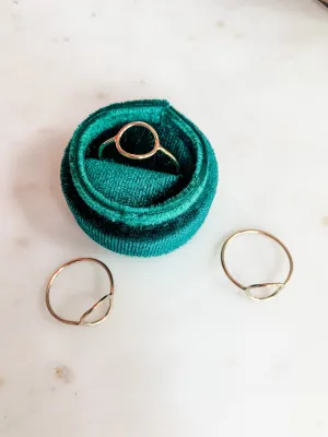 Gold Fill Open Circle Ring