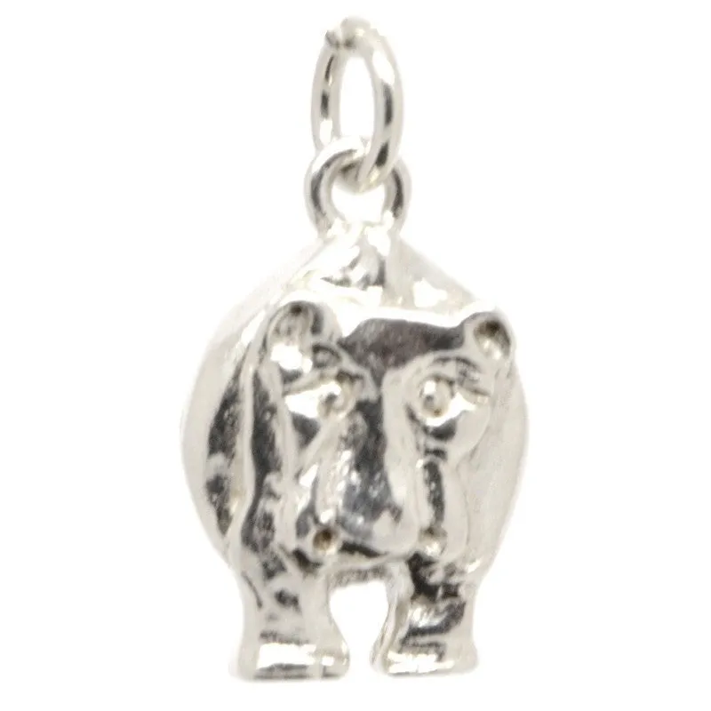 Gold Large Hippo Charm