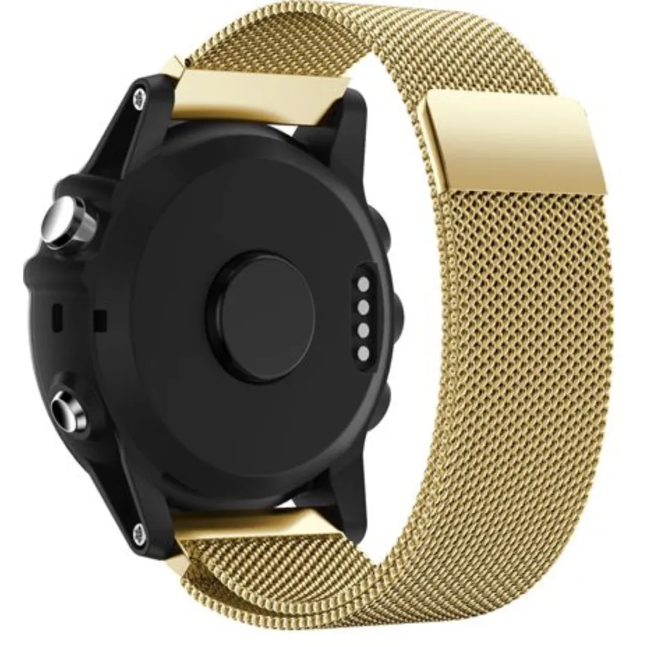 Gold Milanese Loop Garmin Fenix 6X / 7X / 8 (51MM) Band