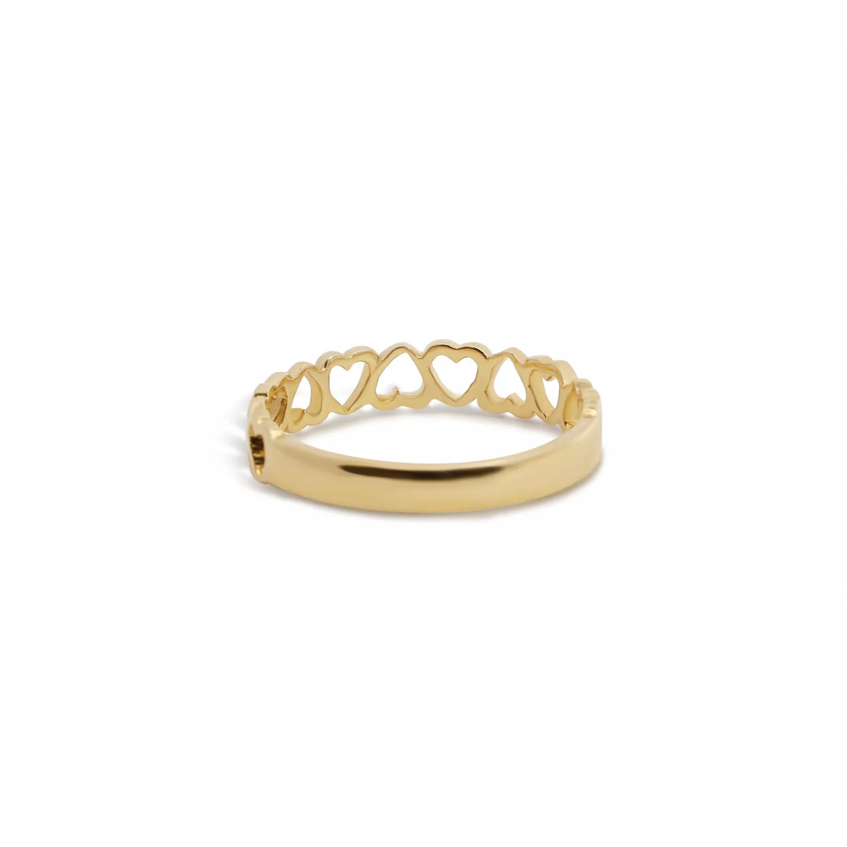 Gold Open Heart Band