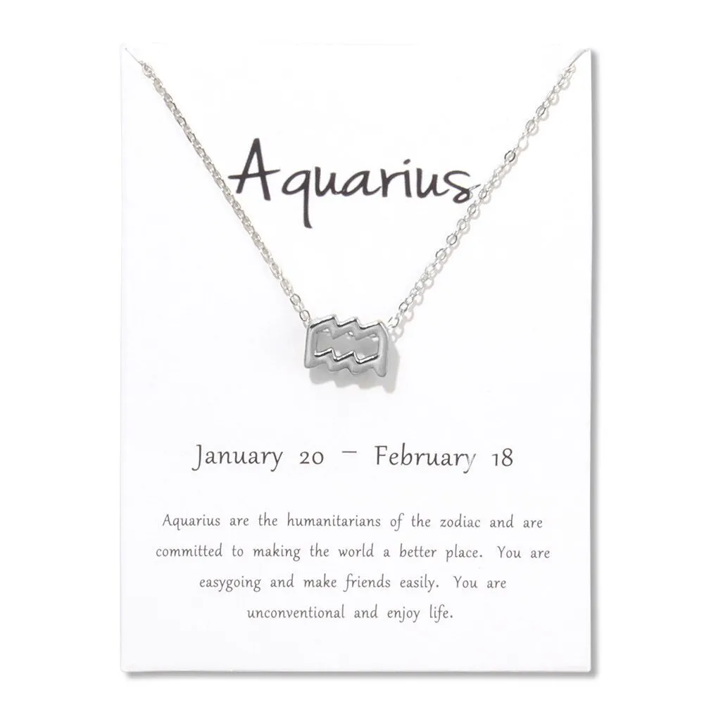 Gold Plated Zodiac, Horoscope, Pendant Necklaces