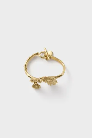 Gold Team Spirit Cluster Daisy Cuff