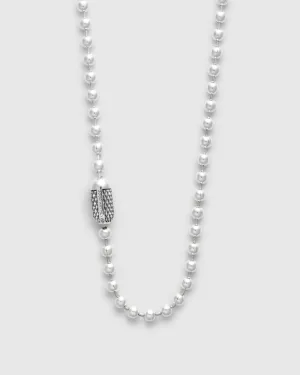 Goosebumps Poplock Necklace in Sterling Silver