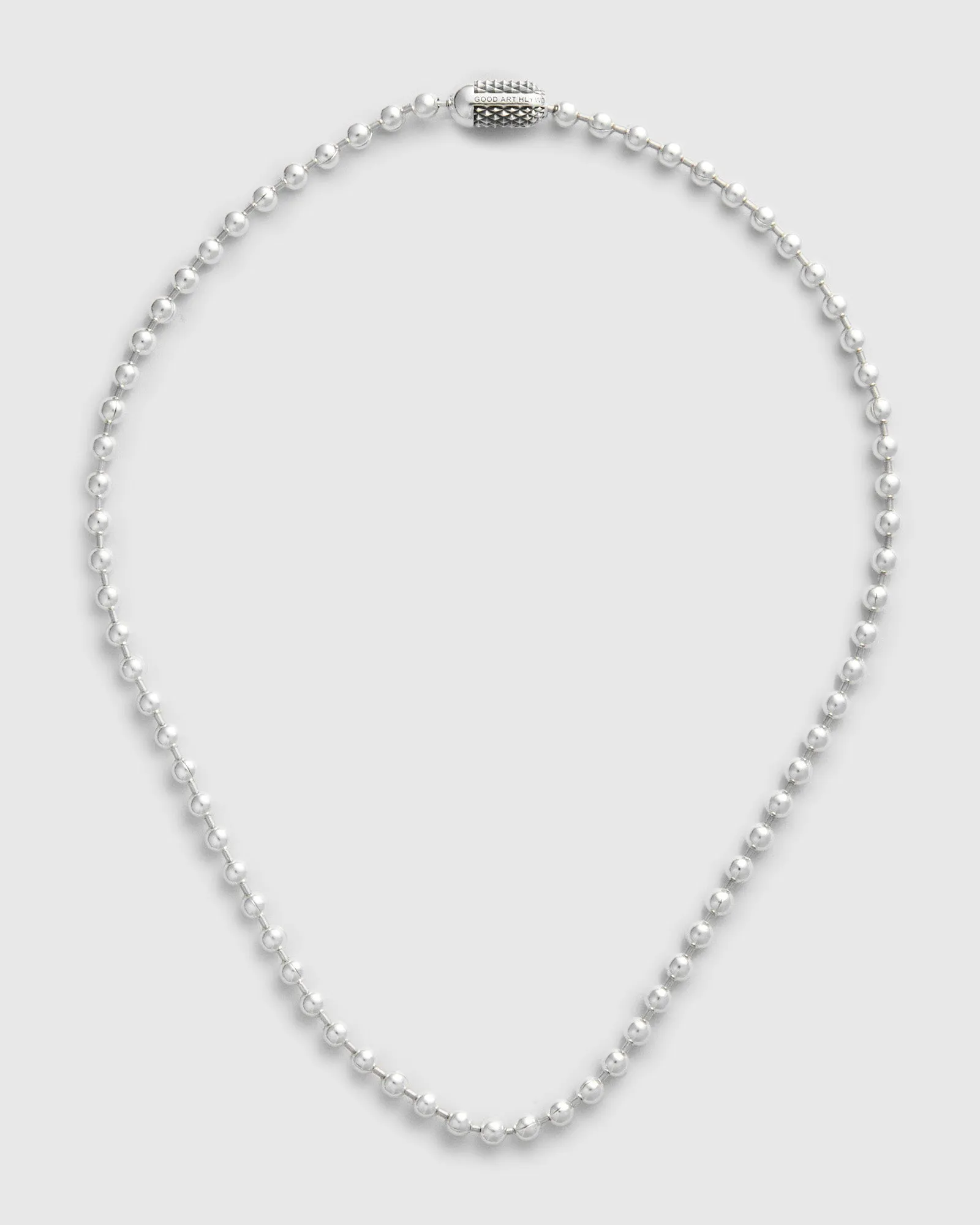 Goosebumps Poplock Necklace in Sterling Silver