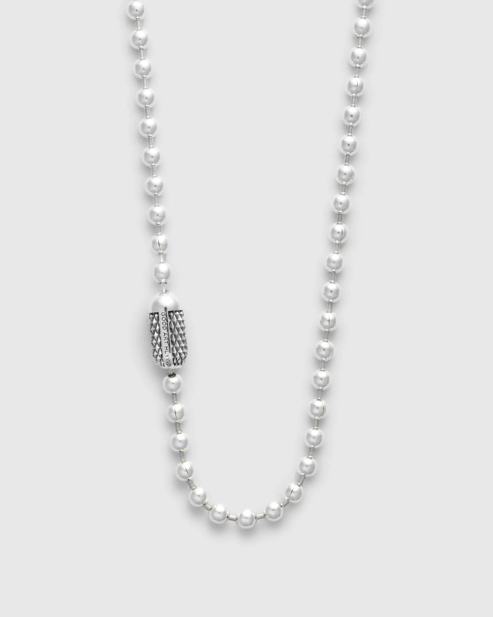 Goosebumps Poplock Necklace in Sterling Silver