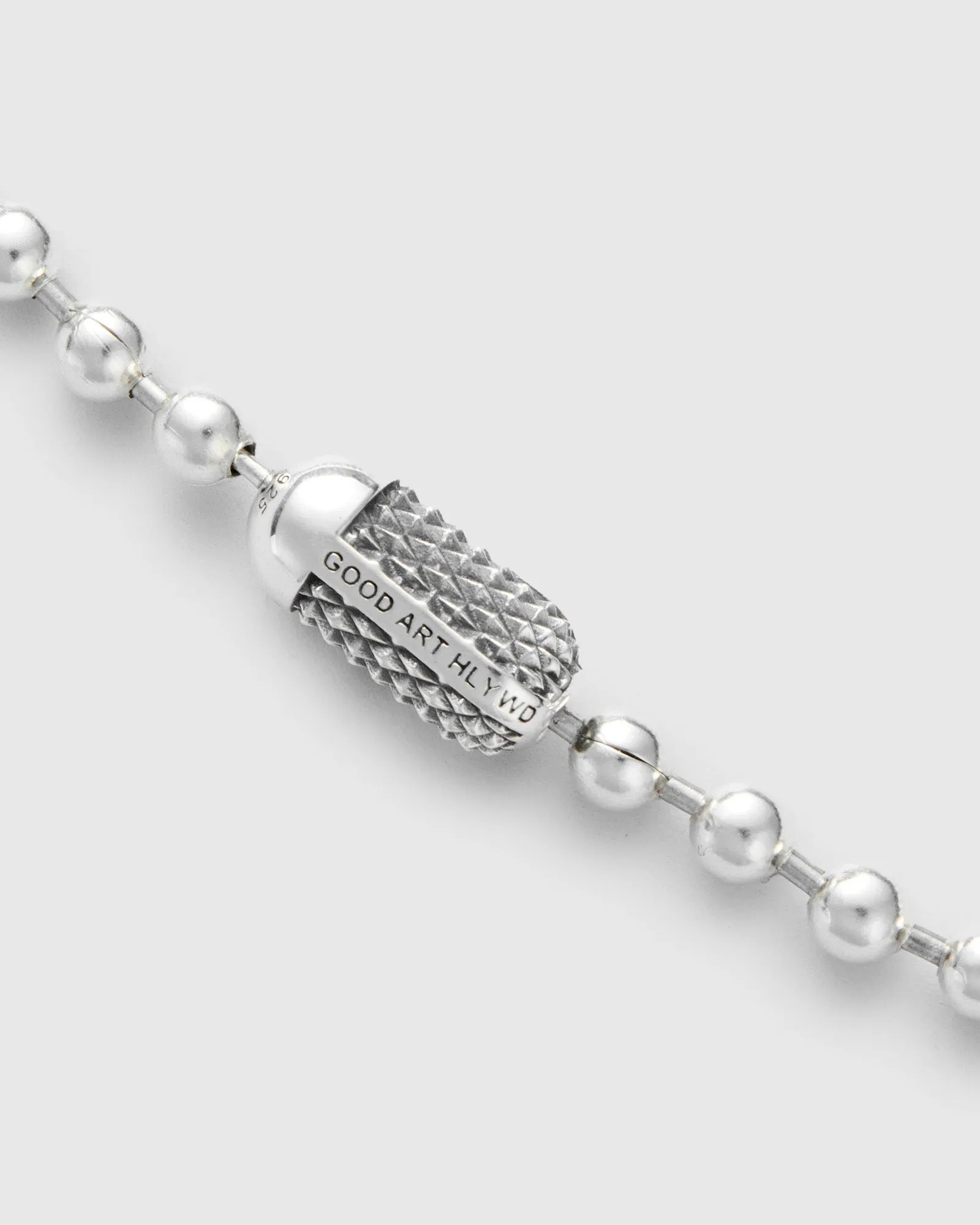 Goosebumps Poplock Necklace in Sterling Silver