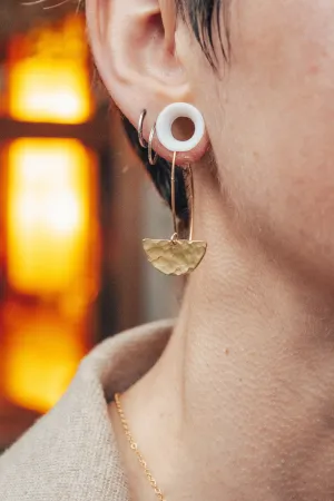 Half Moon Threader Earrings
