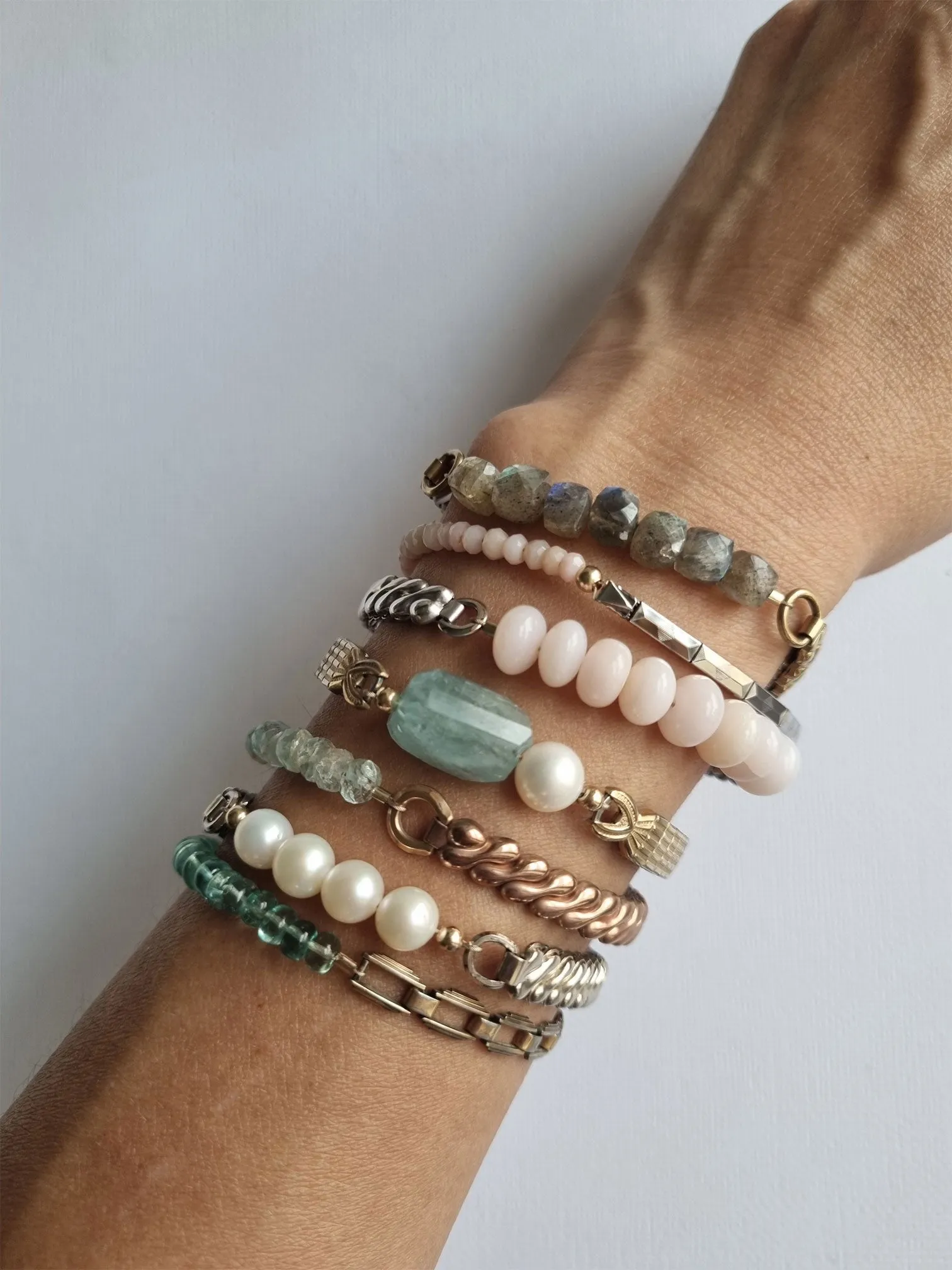handmade with love | vintage reinvented bracelets for holiday gifts