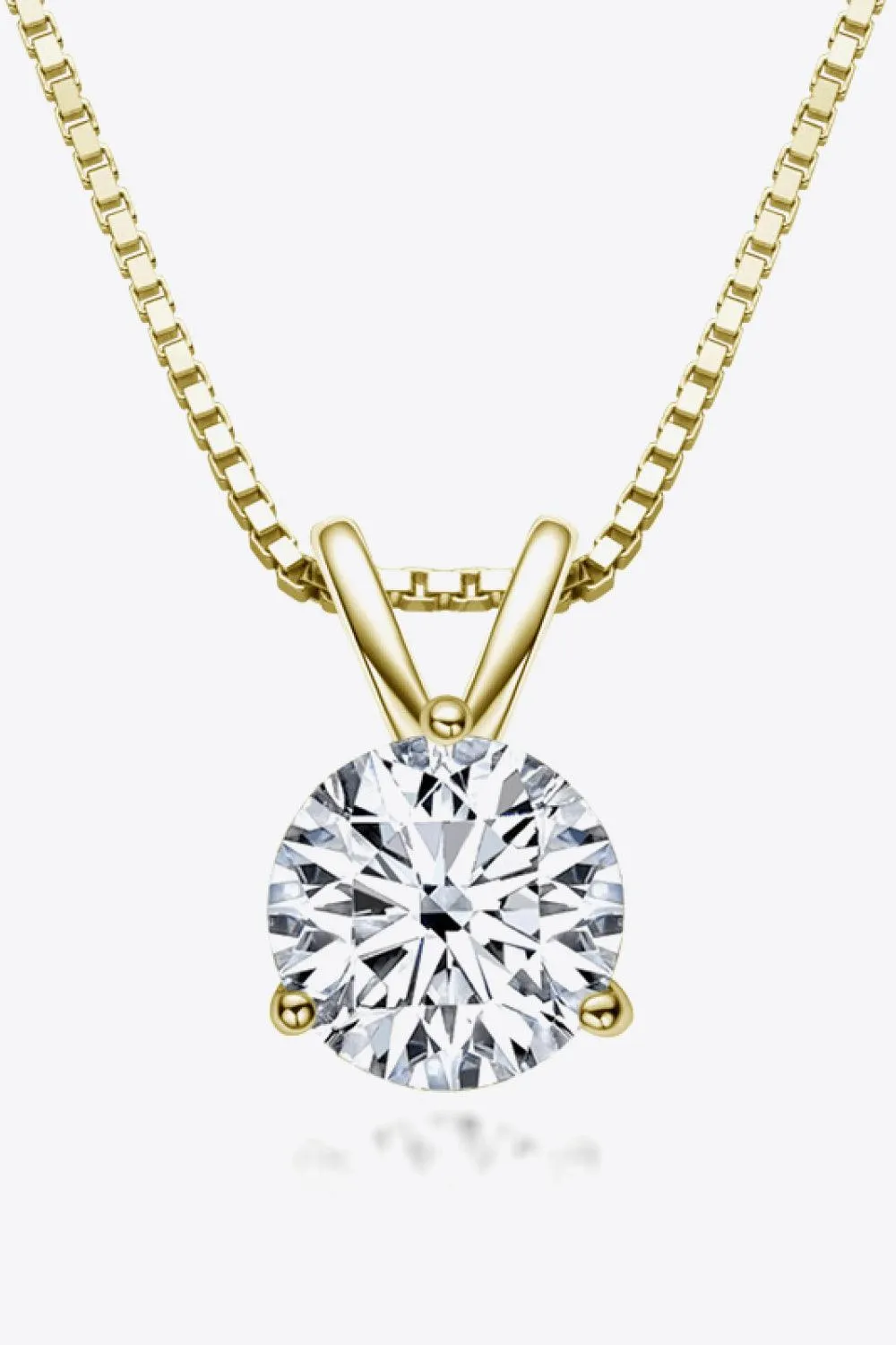 Hazel Blues® | Show Off 1 Carat Moissanite Pendant Necklace