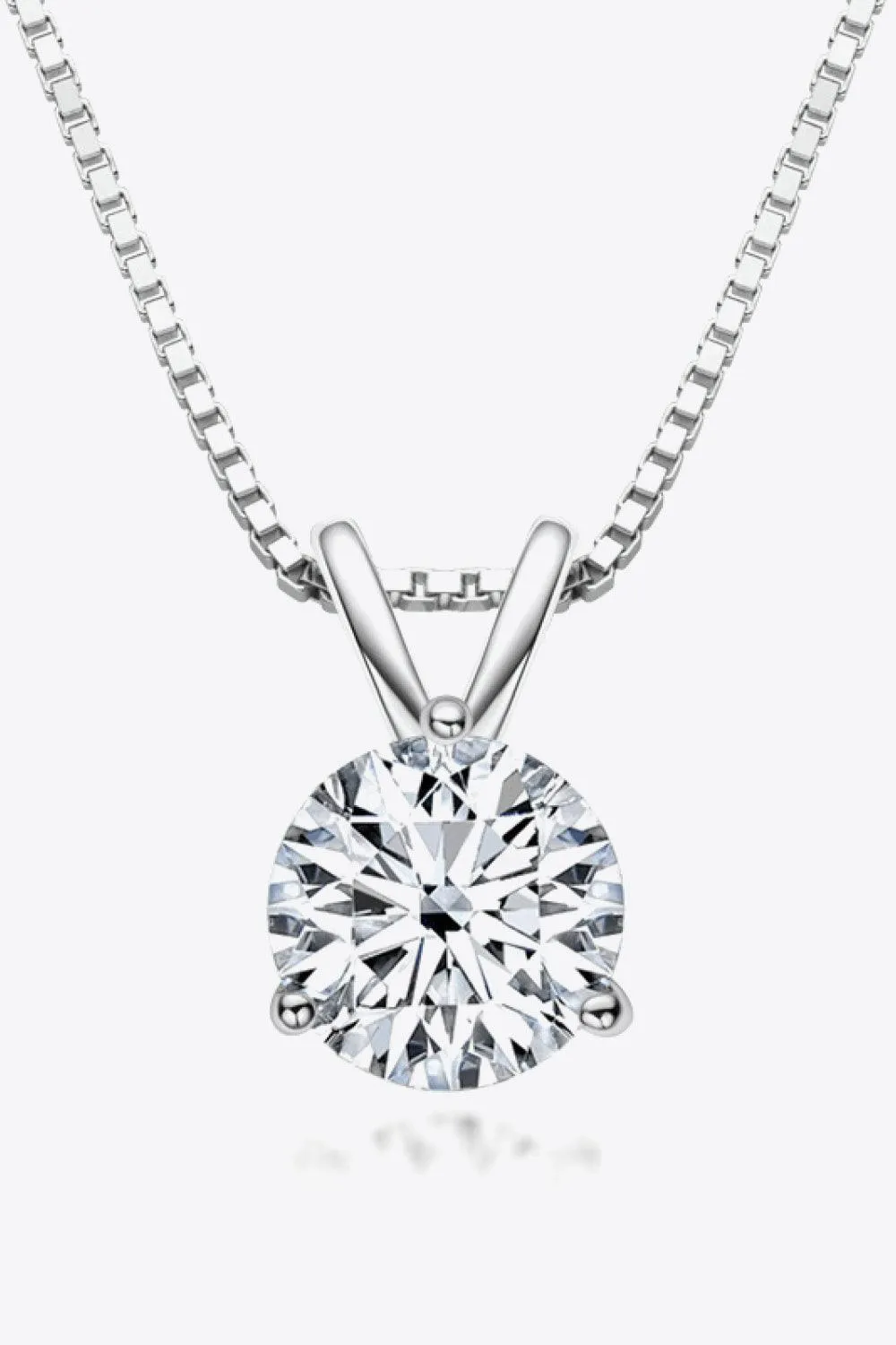 Hazel Blues® | Show Off 1 Carat Moissanite Pendant Necklace