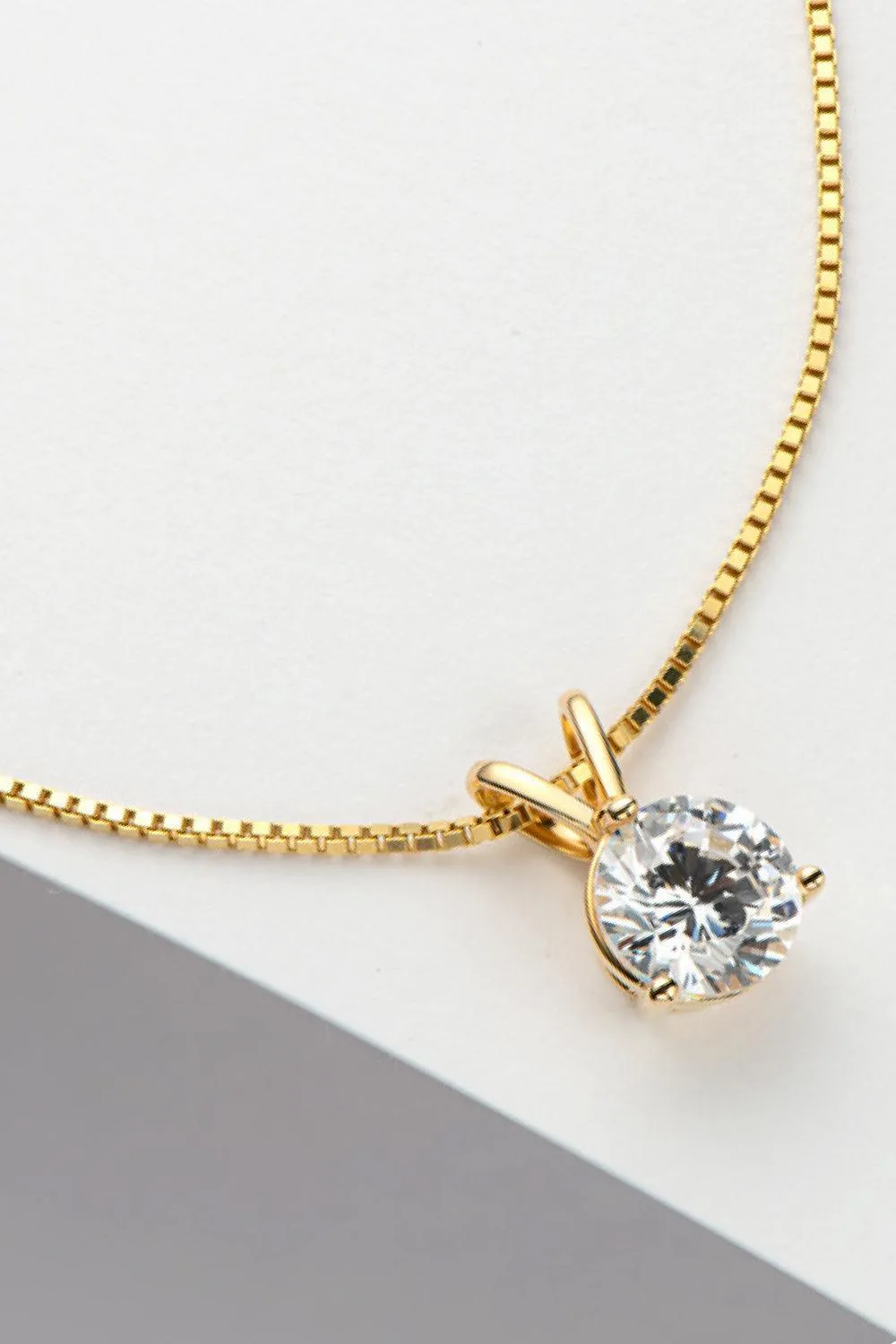 Hazel Blues® | Show Off 1 Carat Moissanite Pendant Necklace