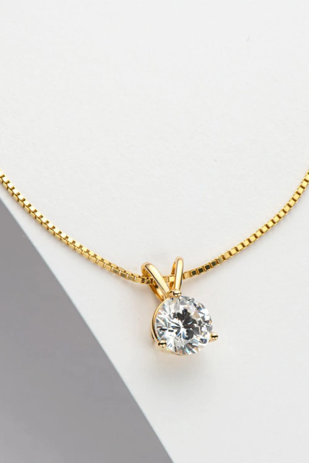Hazel Blues® | Show Off 1 Carat Moissanite Pendant Necklace