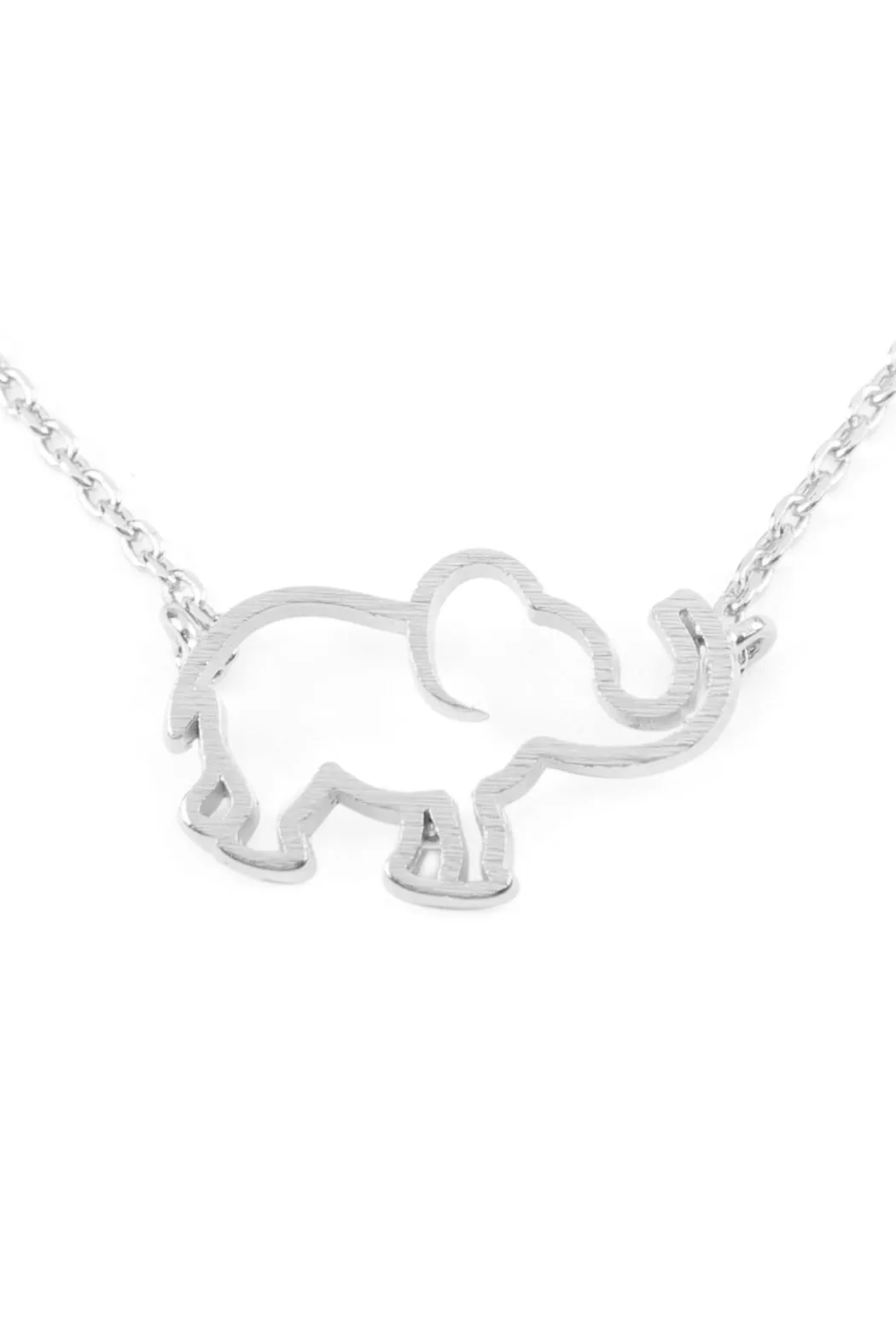 HDNC3N82 - ELEPHANT CAST PENDANT NECKLACE