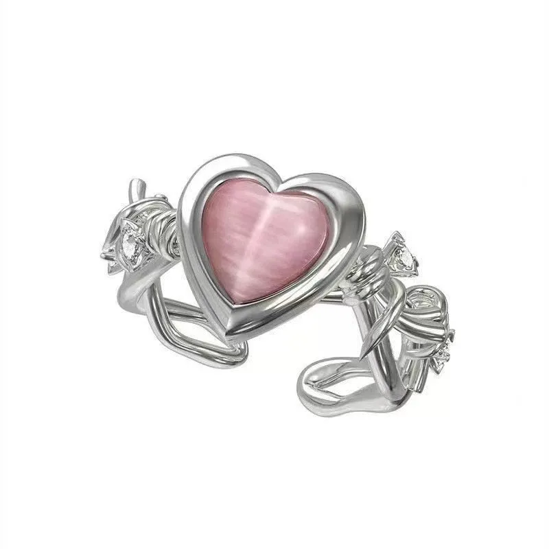 Heart Open Rings for Women