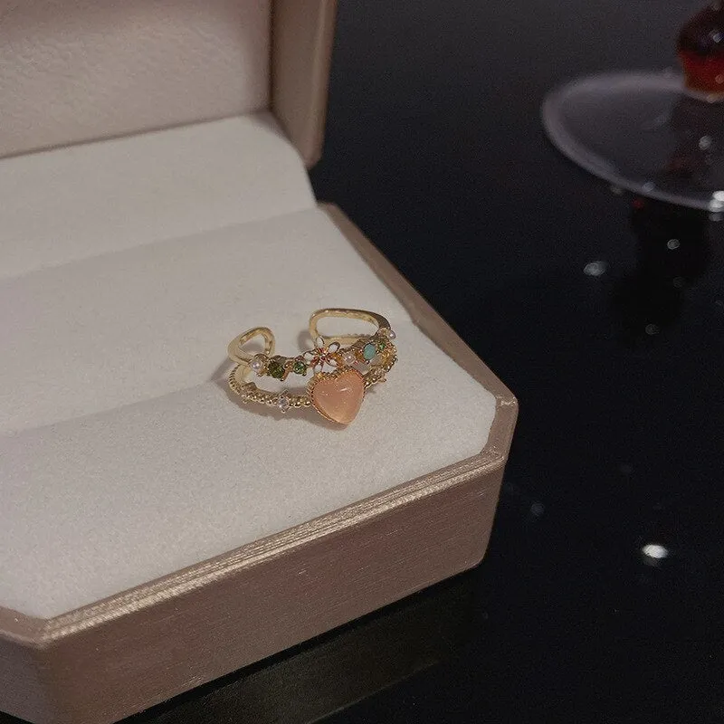 Heart Open Rings for Women