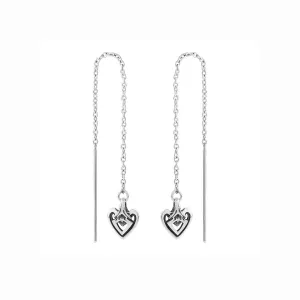 Heart Threaders Silver