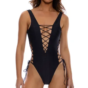 HOT TROPICS - Open Side One Piece Bodysuit
