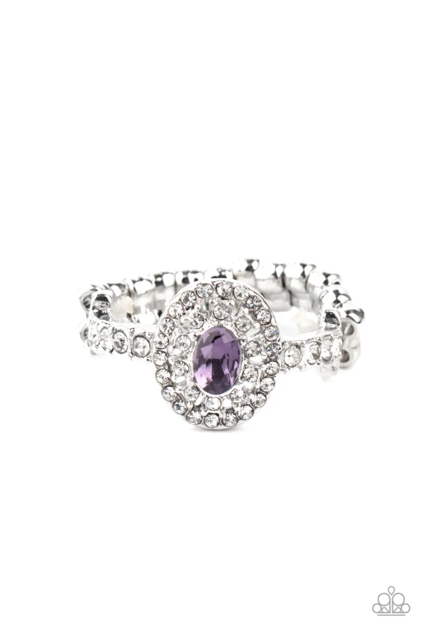 I Said Yes Purple Paparazzi Ring