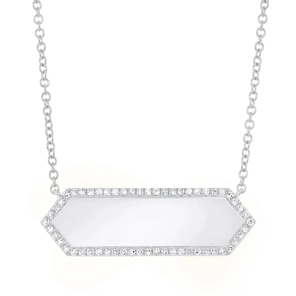 ID Bar Diamond Necklace