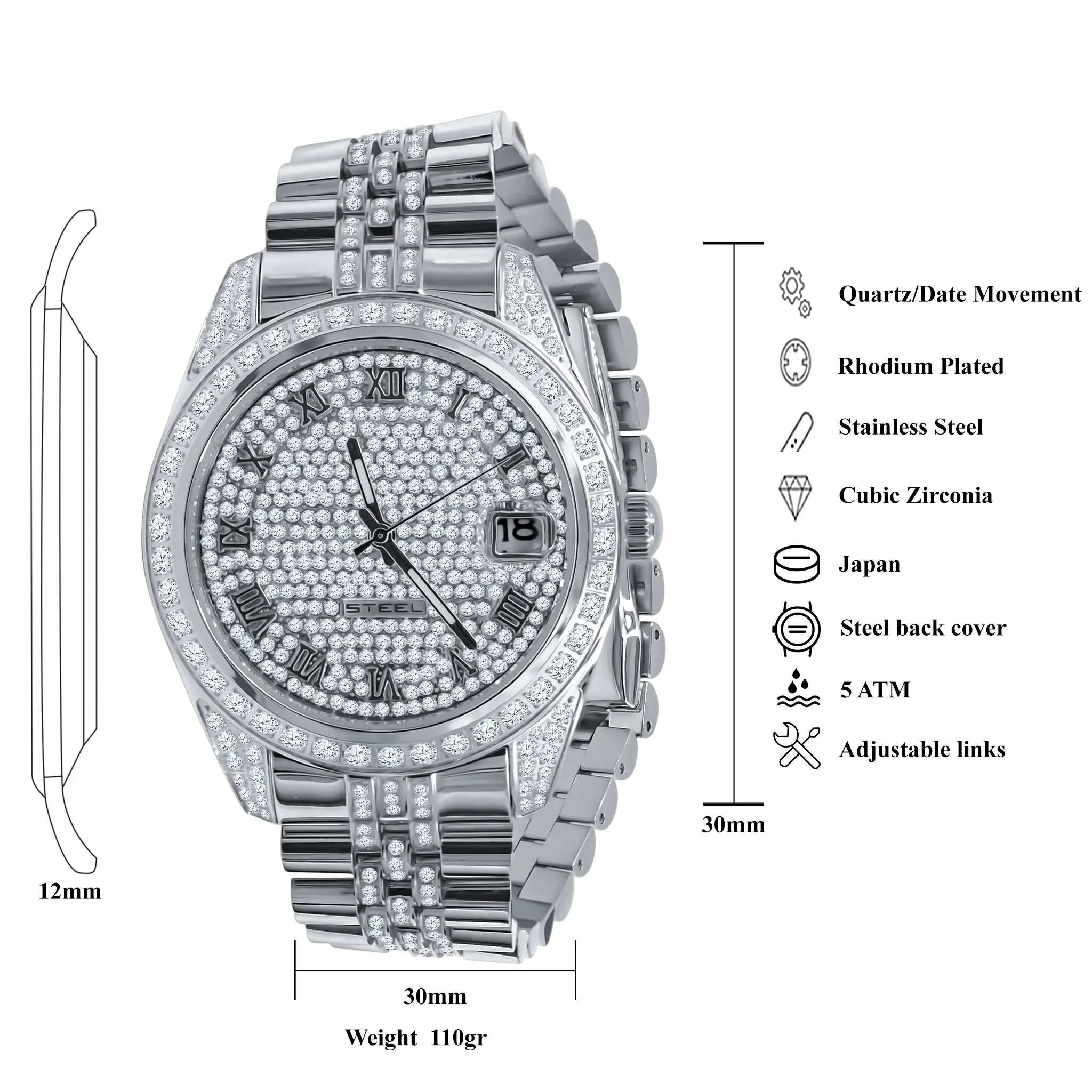 IMPERIAL STEEL WATCH | 530551