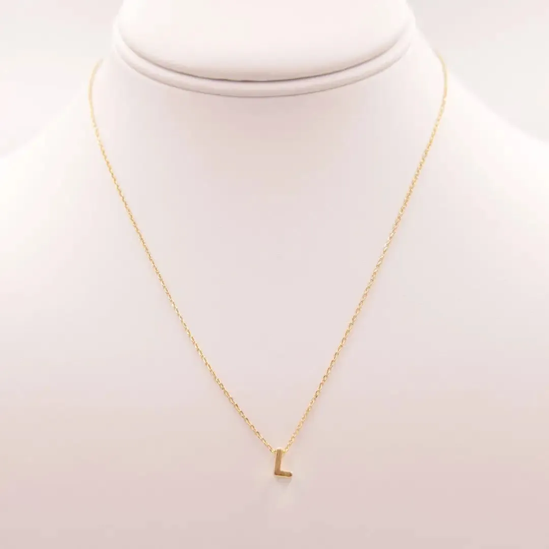 INITIAL L GOLD NECKLACE