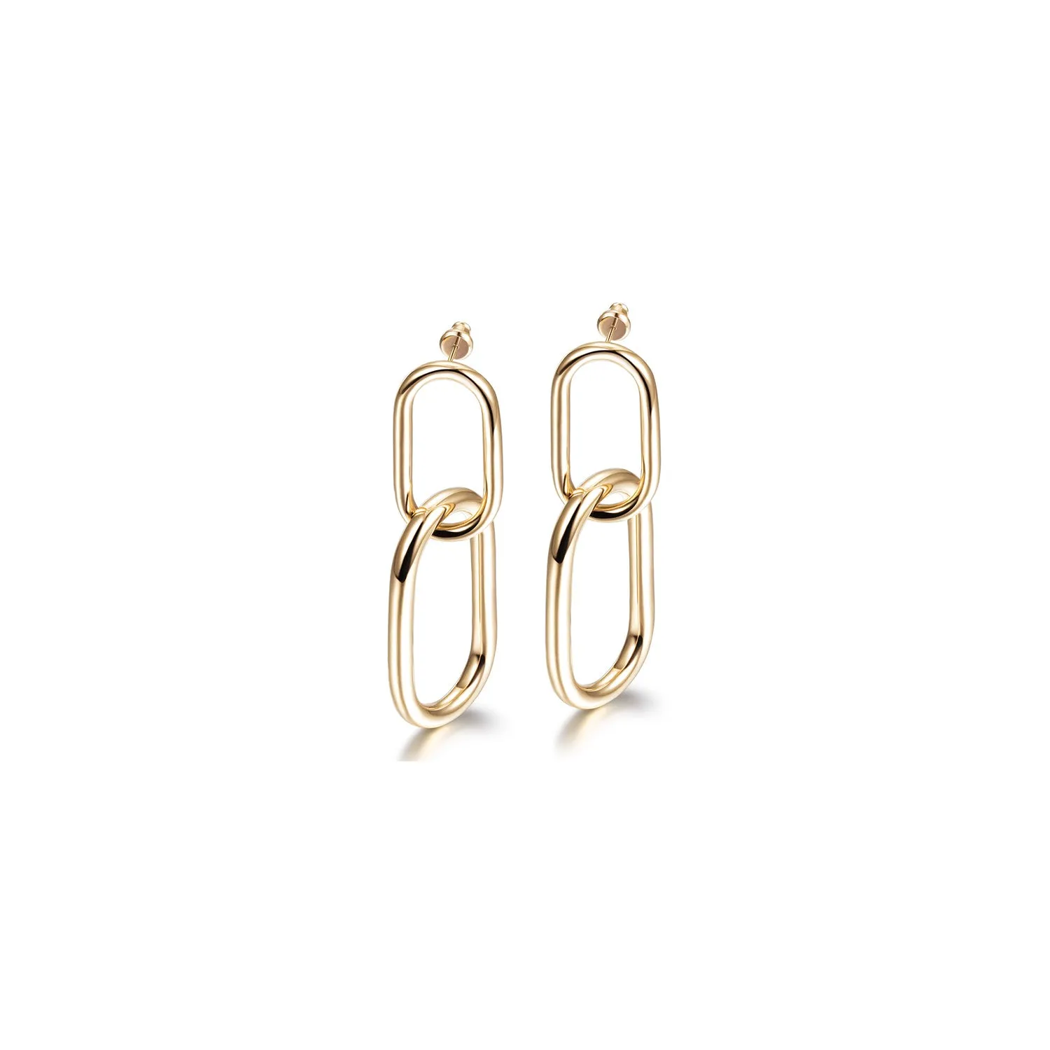 Interlocking Hoop Earrings